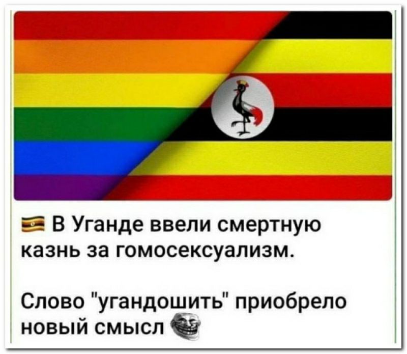 В Уганде ввели смертную казнь за гомосексуализм Слово угандошить приобрело новый смысл