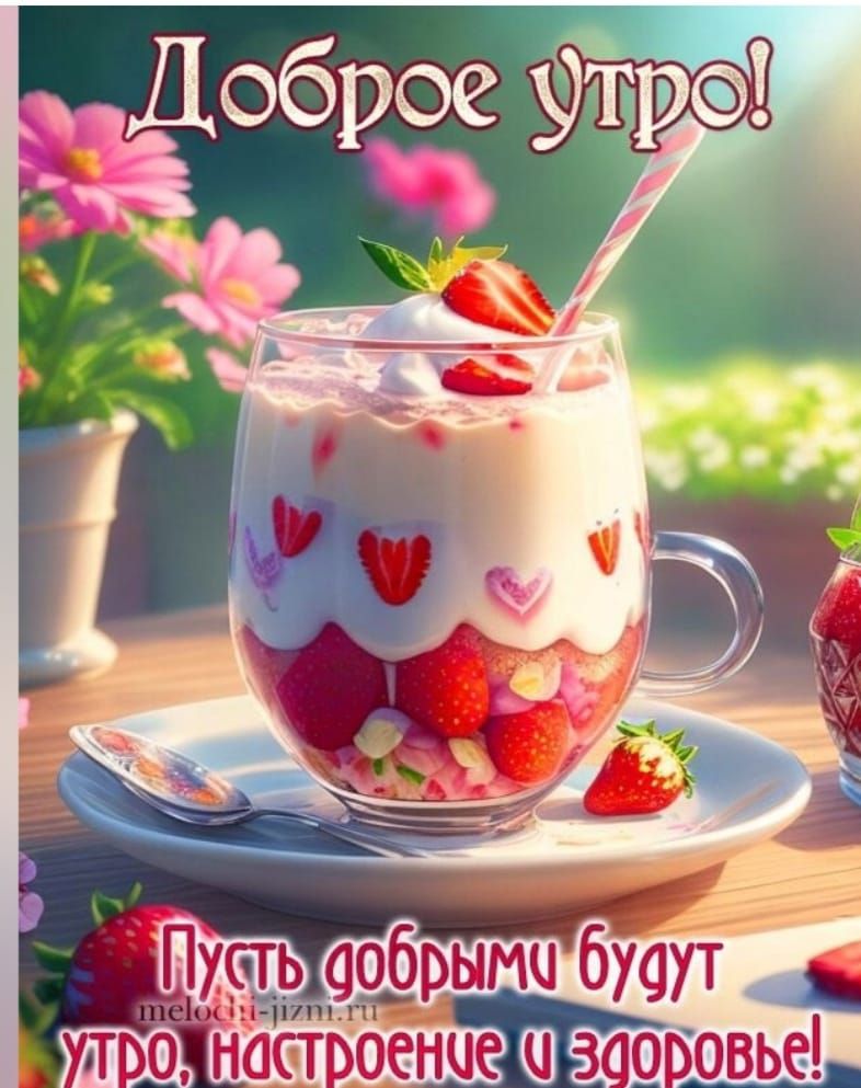Доброе утро! Пусть добрыми будут утро, настроение и здоровье!