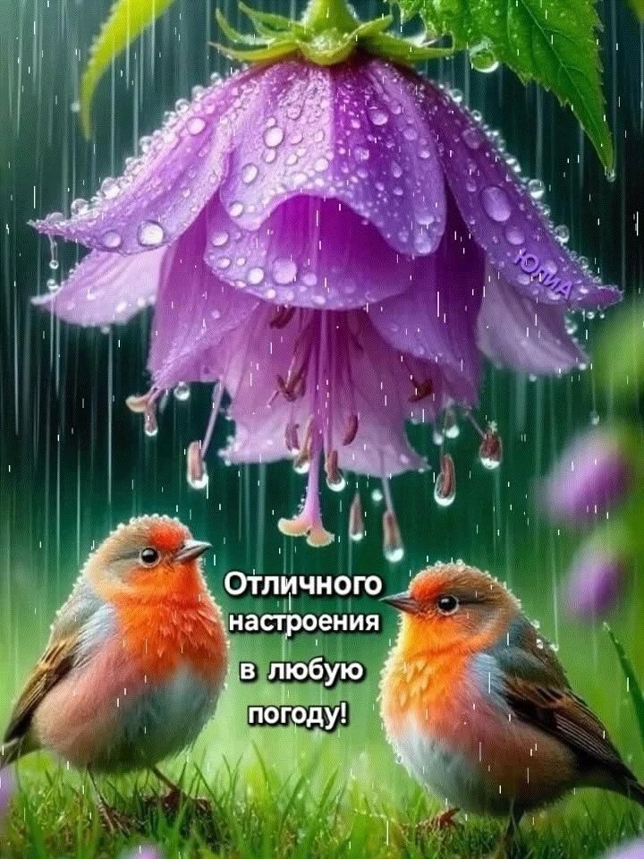 Отличного настроения в любую погоду!