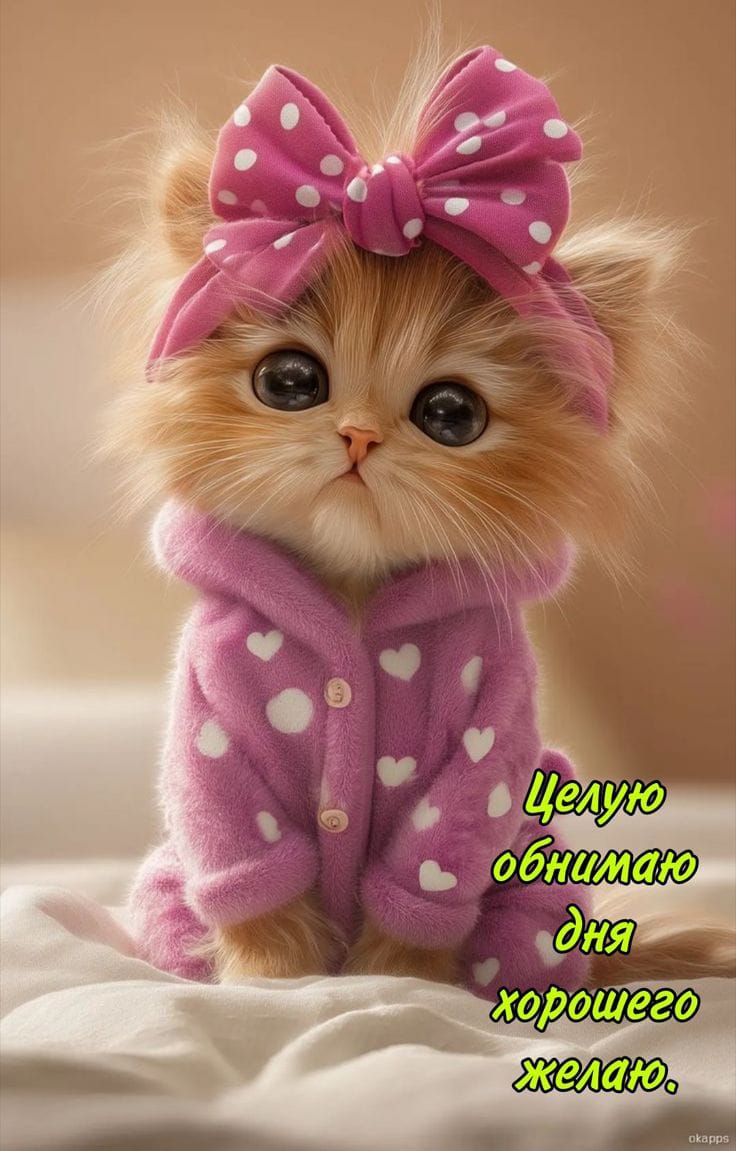 Целую обнимаю дня хорошего желаю.
