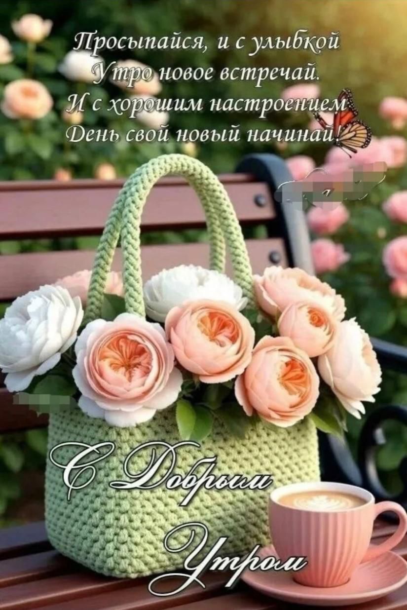 Просыпайся, и с улыбкой
Утро новое встречай.
И с хорошим настроением
День свой новый начинай!
С Добраго
Утро