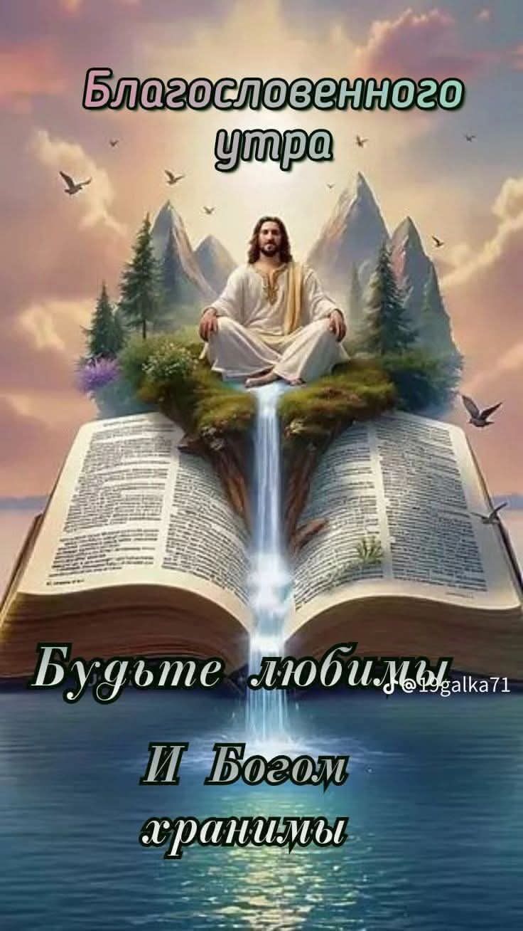 Благословенного утра Будьте любы И Богом храниты