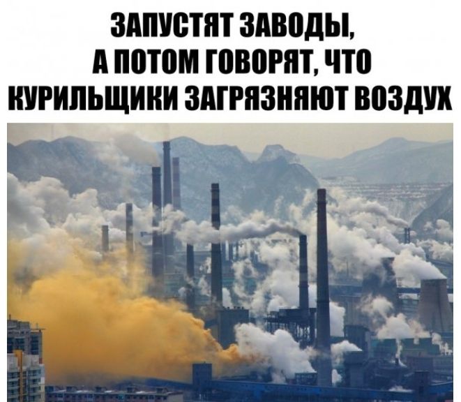 ЗАПУВТШ заводы А ВШМ ШВШПТ что КУРИПЬЩИНИ ЗАГРЯЗНЯЮТ ВПЗДУХ