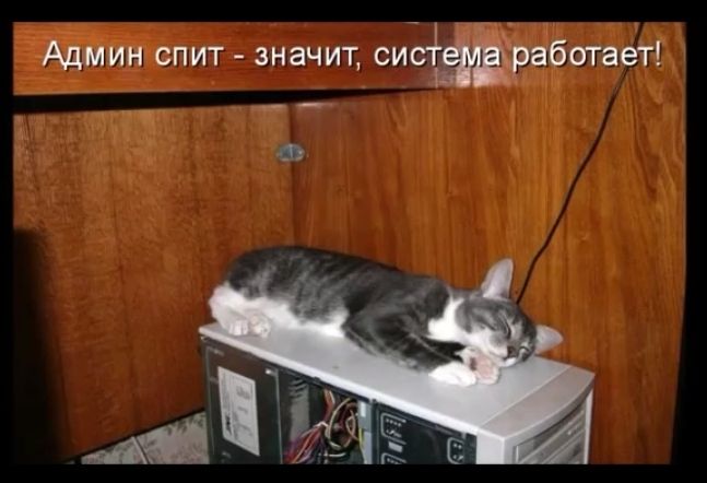 _ Админ спит значит сис1работает