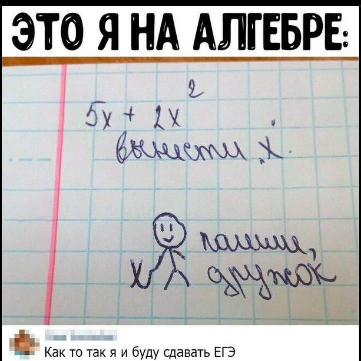 ЭТО Я НА АЛГЕБРЕ