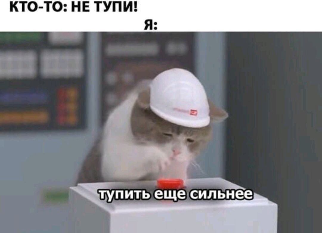 КТО ТО НЕ ТУПИ Я ТуПИТЬ еще сильнее