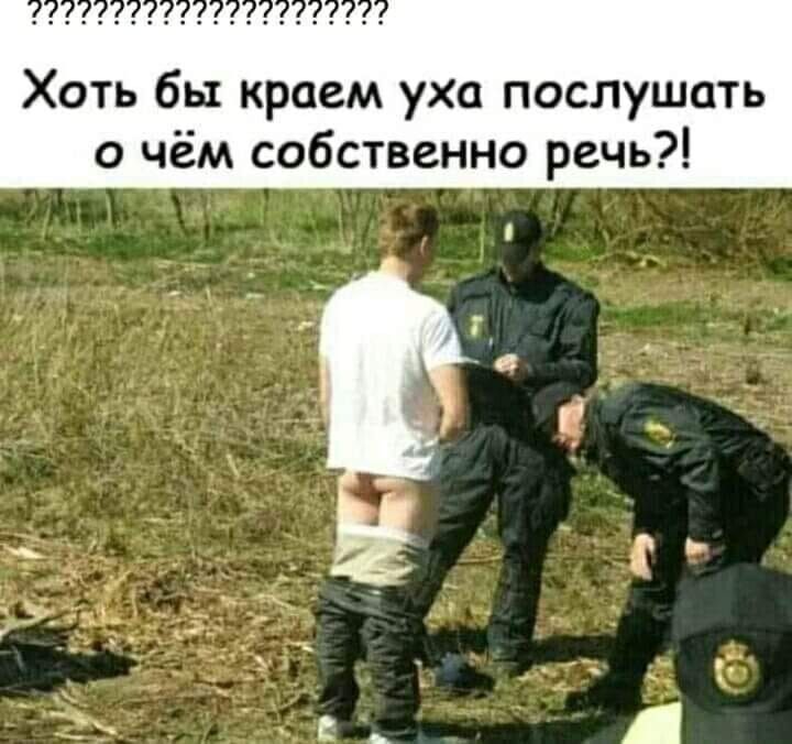 Хоть бы краем уха послушать о чём собственно речь