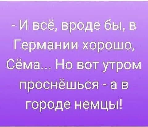 и всё, вроде бы, в германии хорошо, проснёшься а в городе немцы!