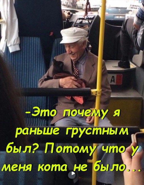 Это пон ранЬШе грУСтным _был П атомучт меня кота не