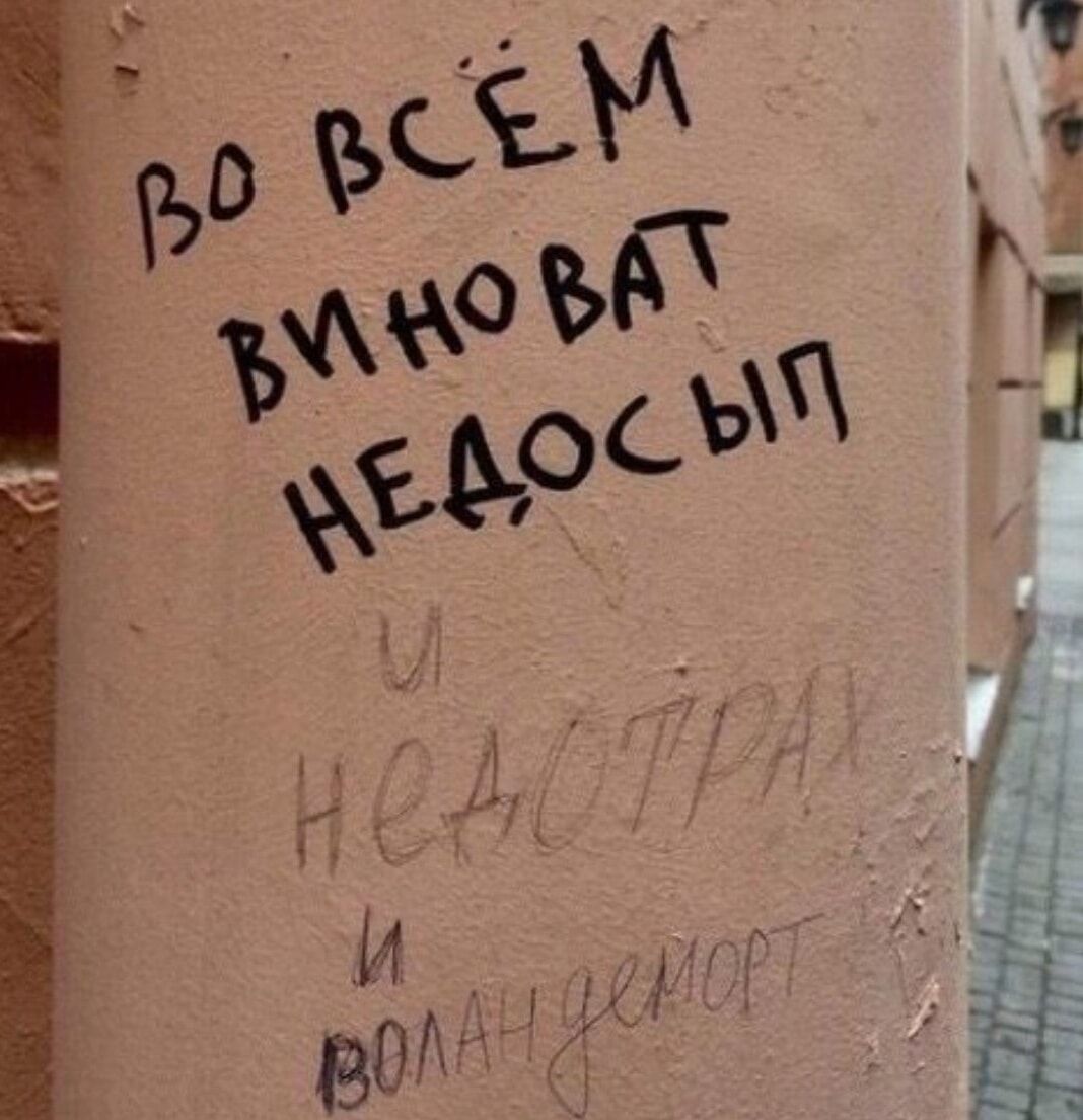 Во всём виноват недосып и недострах и Воландеморт