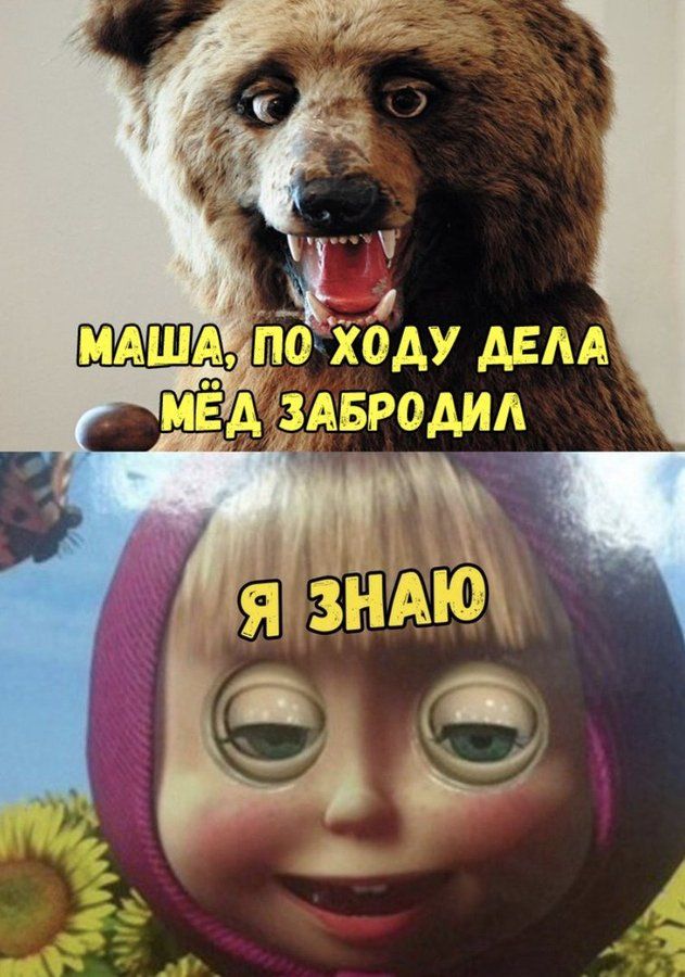 Маша, по ходу дела мёд забродил
Я знаю