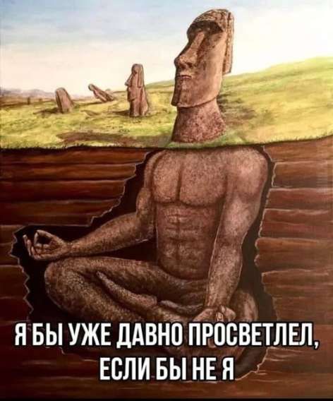 Я бы уже давно просветлел, если бы не я
