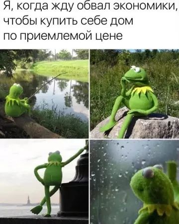 Я, когда жду обвал экономики, чтобы купить себе дом по приемлемой цене
