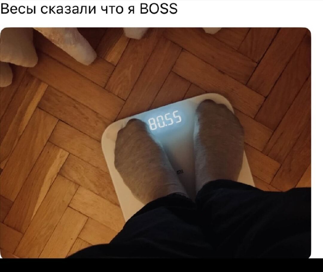Весы сказали что я BOSS