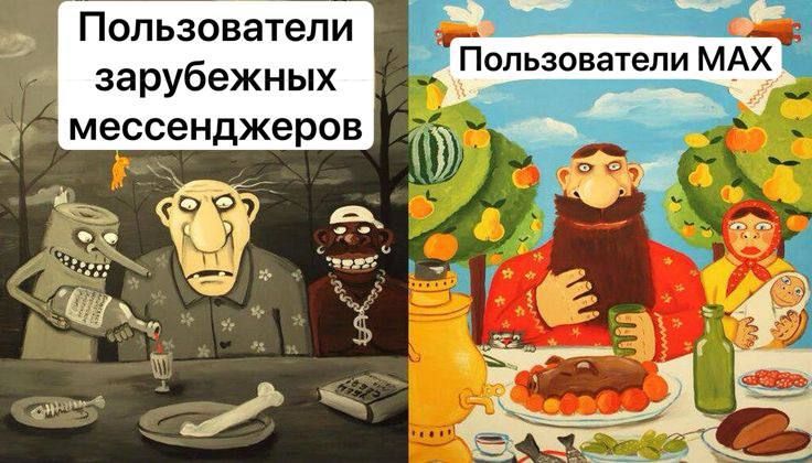 Пользователи зарубежных мессенджеров
Пользователи MAX
