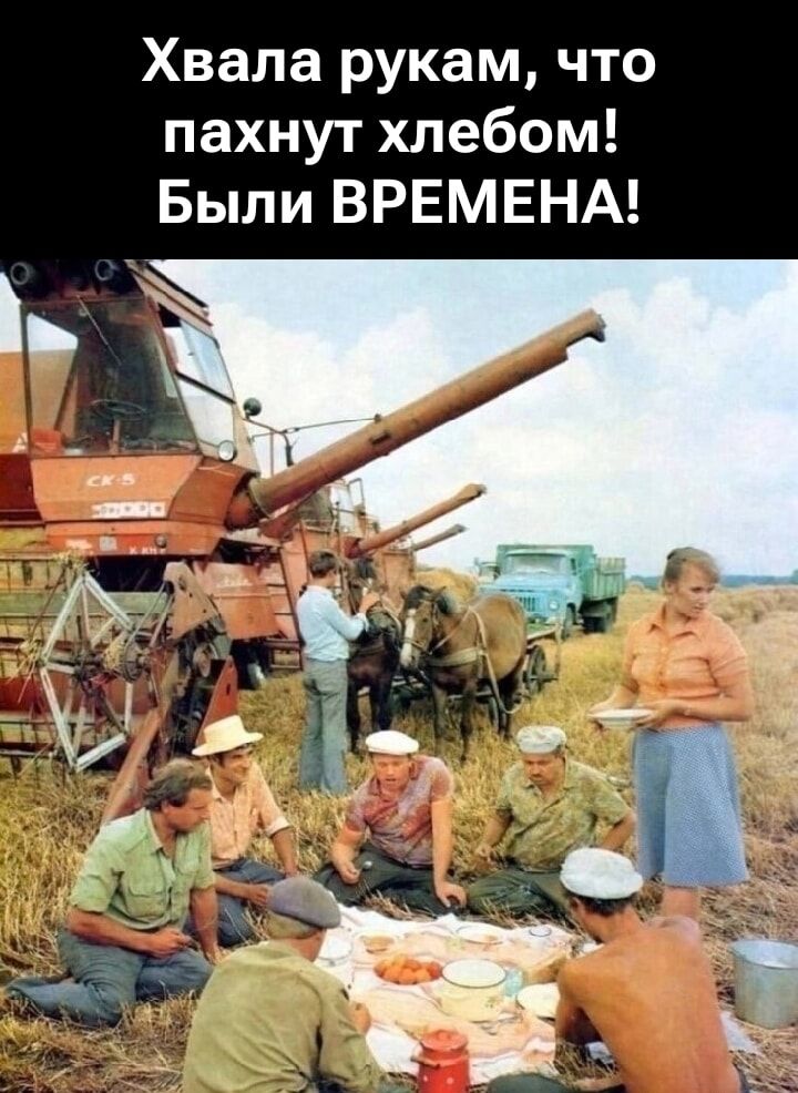 Хвала рукам, что пахнут хлебом! Были ВРЕМЕНА!