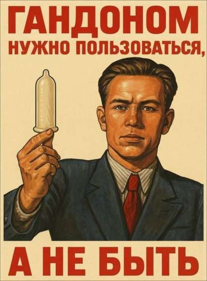 Гандоном нужно пользоваться, а не быть