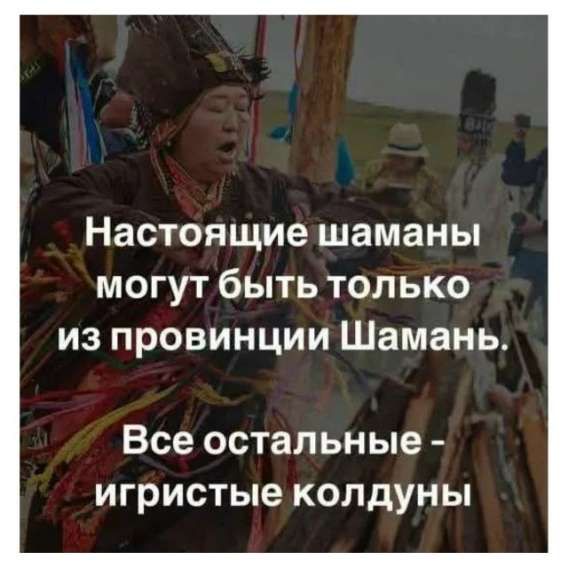 Настоящие шаманы могут быть только из провинции Шаман. Все остальные - игристые колдуньи