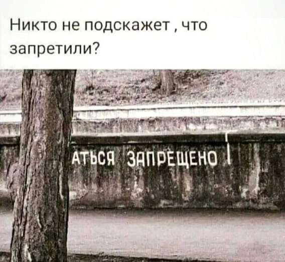 Никто не подскажет, что запретили? Учиться запрещено
