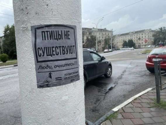 ПТИЦЫ НЕ СУЩЕСТВУЮТ
Люди, очнитесь!!!