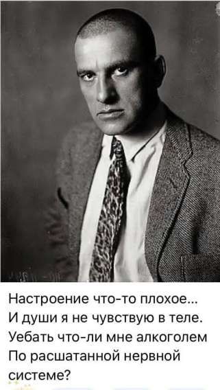 Настроение что-то плохое... И души я не чувствую в теле. Уебать что-ли мне алкоголем По расшатанной нервной системе?