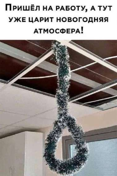 Пришёл на работу, а тут уже царит новогодняя атмосфера!