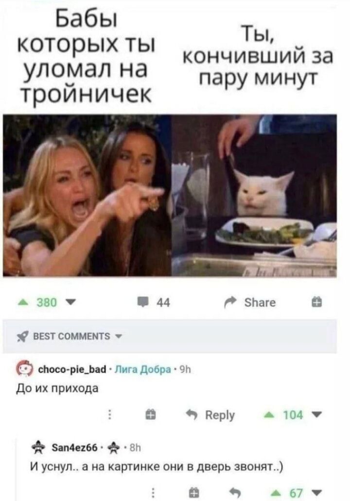 Бабы которых ты уломал на тройничек
Ты, кончивший за пару минут