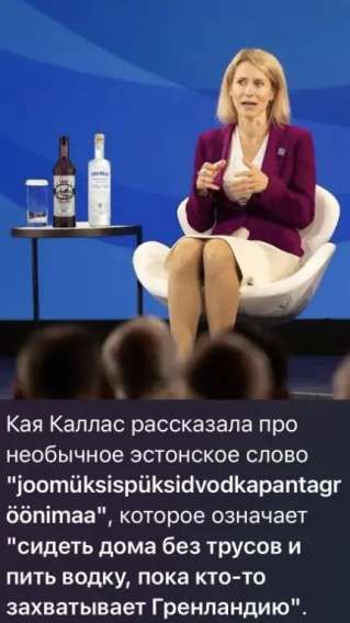 Кая Каллас рассказала про необычное эстонское слово \