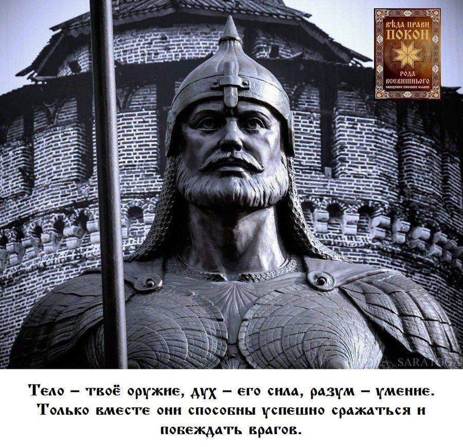 Тело — твоё оружие, дух — его сила, разум — умение. Только вместе они способны успешно сражаться и побеждать врагов.