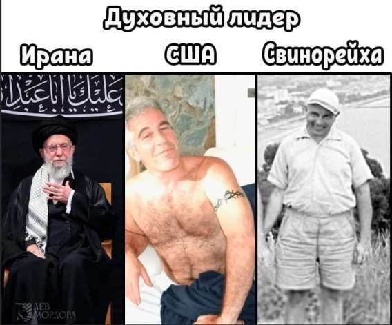 Духовный лидер
Ирана		США		Свинорейха