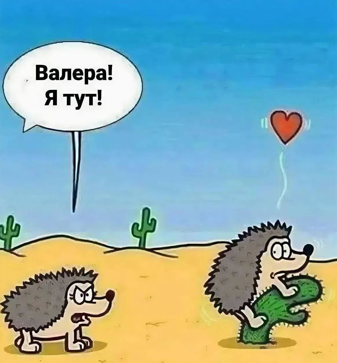 Валера! Я тут!