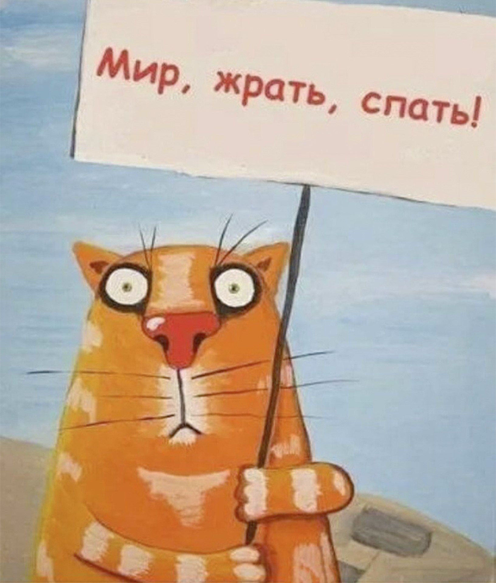 Мир, жрать, спать!