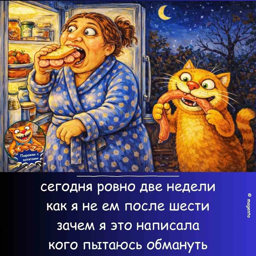 сегодня ровно две недели как я не ем после шести зачем я это написала кого пытаюсь обмануть Пирожки с котятами @magerito