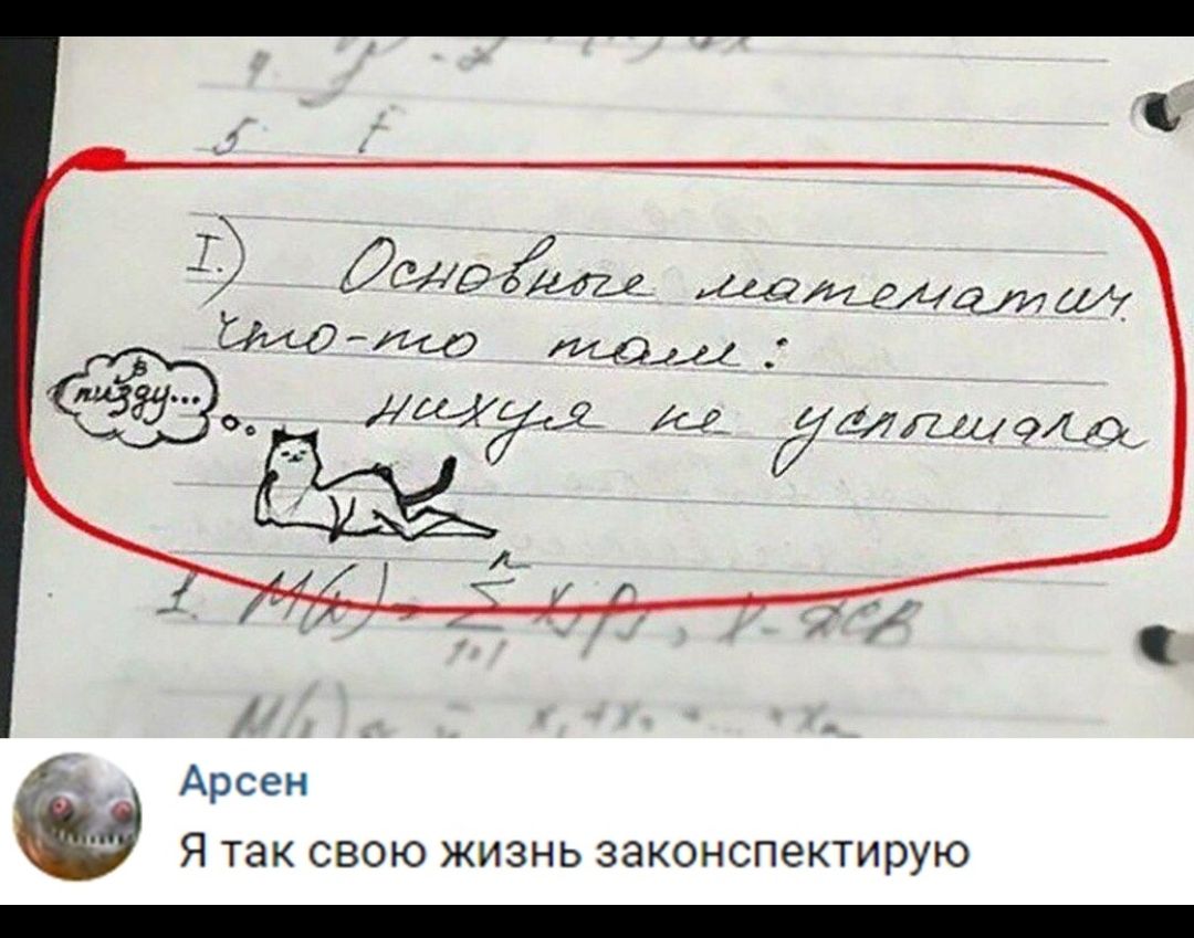 Арсен Я так свою жизнь законспектирую
