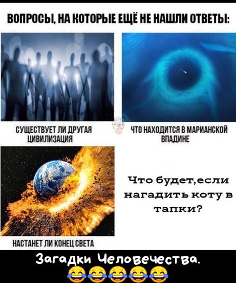 ПППЮБЫ д КШПРЫЕ ЕЩЁ НАШЛИ ПТВЕТЫ СУЩЕСТВУЕТ ПИ ПРУПШ ЧШ НАХОДИТСЯ В МАРИАЮКПЙ ШВИПИЗЯЦИП ВПАПИИЕ Что будетесли нагадить коту в тапки НДВТШЕТ ПИ КБНШ БВЕШ Зо одки Человече во ммммм