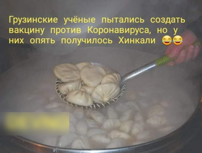 Грузинские уч вакцину _ них ОПЯТЬ пелись создать навируса но у ипось Хинкали 00