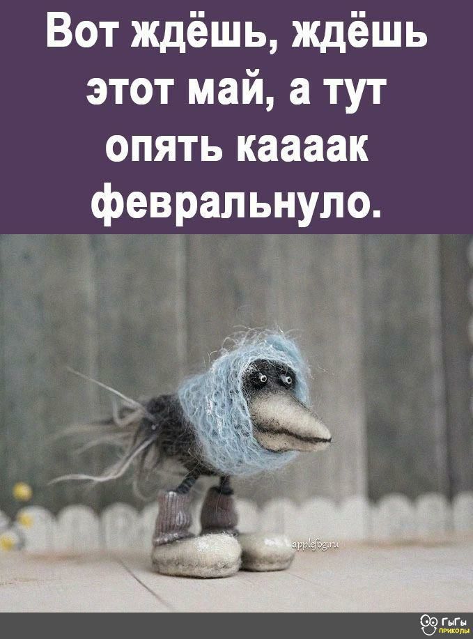 Вот ждёшь ждёшь этот май а тут опять каааак февральнупо