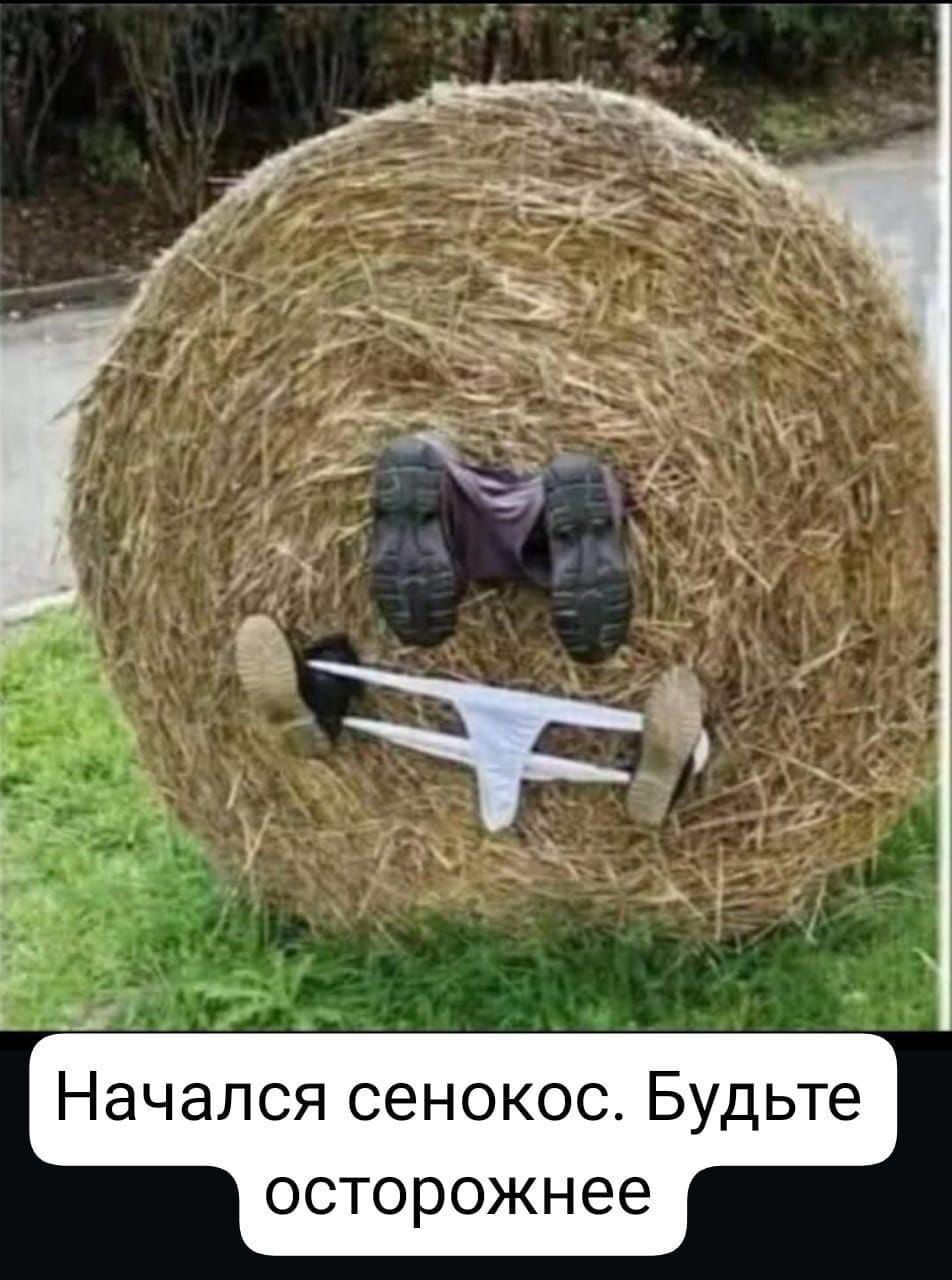 Начался сенокос Будьте осторожнее