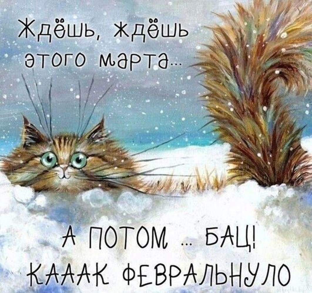 Ждёшь, ждёшь этого марта… А ПОТОМ … БАЦ! КААК ФЕВРАЛЬНУЛО
