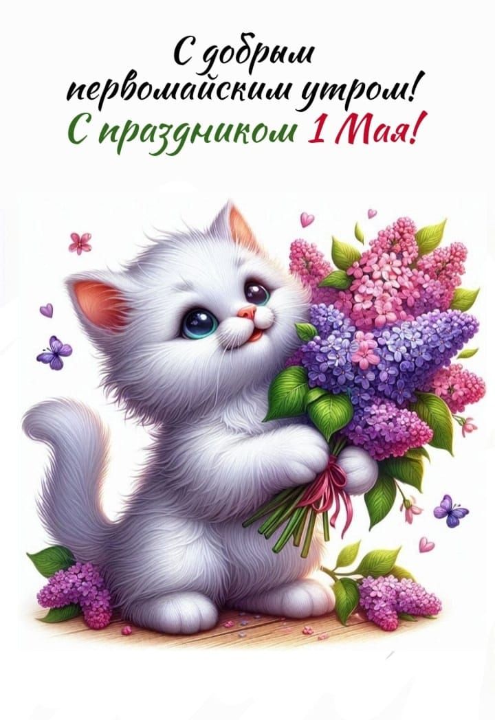 С добрым первомайским утром! С праздником 1 Мая!