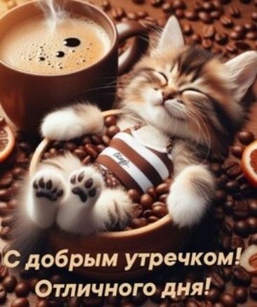 С добрым утречком! Отличного дня!