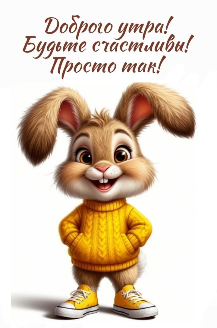 Доброе утро!
Будьте счастливы!
Просто так!