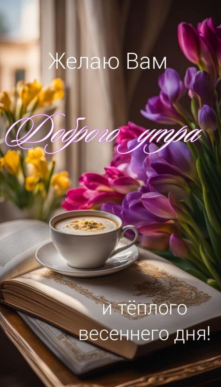Желаю Вам Доброе утро и теплого весеннего дня!