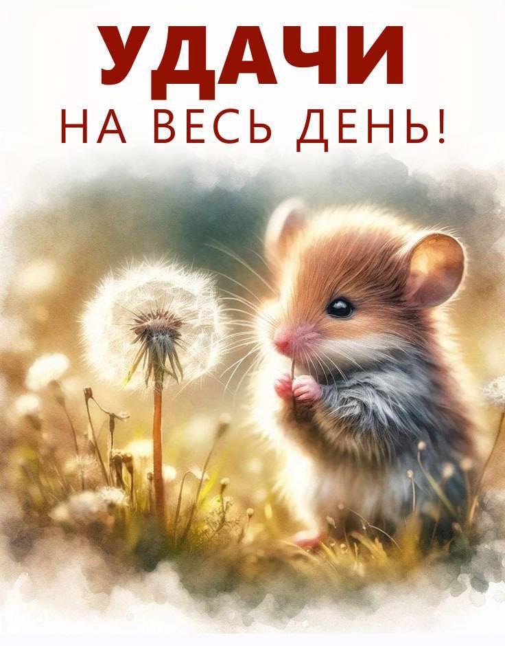 УДАЧИ НА ВЕСЬ ДЕНЬ!