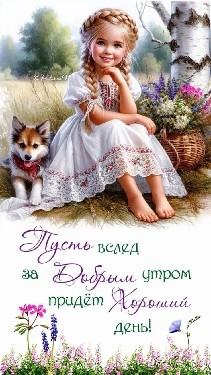 Пусть вслед за Добрым утром придёт Хороший день!
