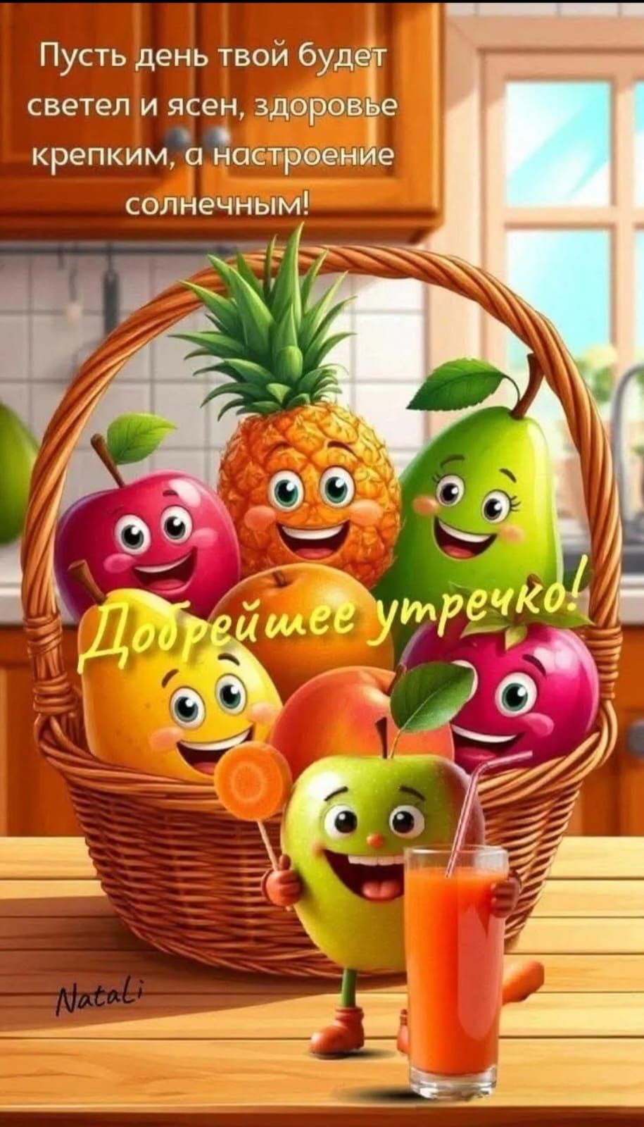 Пусть день твой будет светел и ясен, здоровье крепким, а настроение солнечным! Добрейшее утречко!
