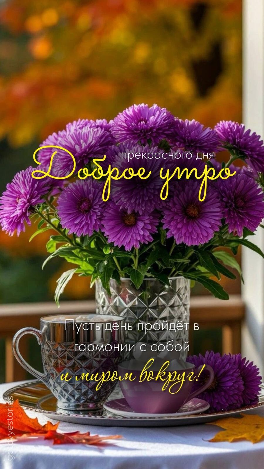 Доброе утро
Пусть день пройдет в гармонии с собой и миром вокруг!