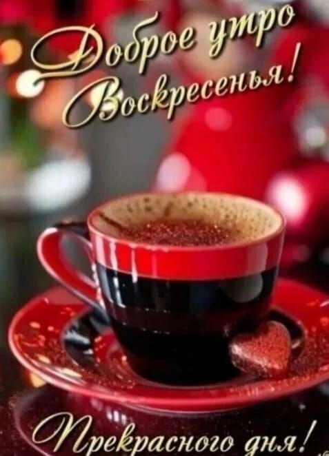 Доброе утро Воскресенья! Прекрасного дня!