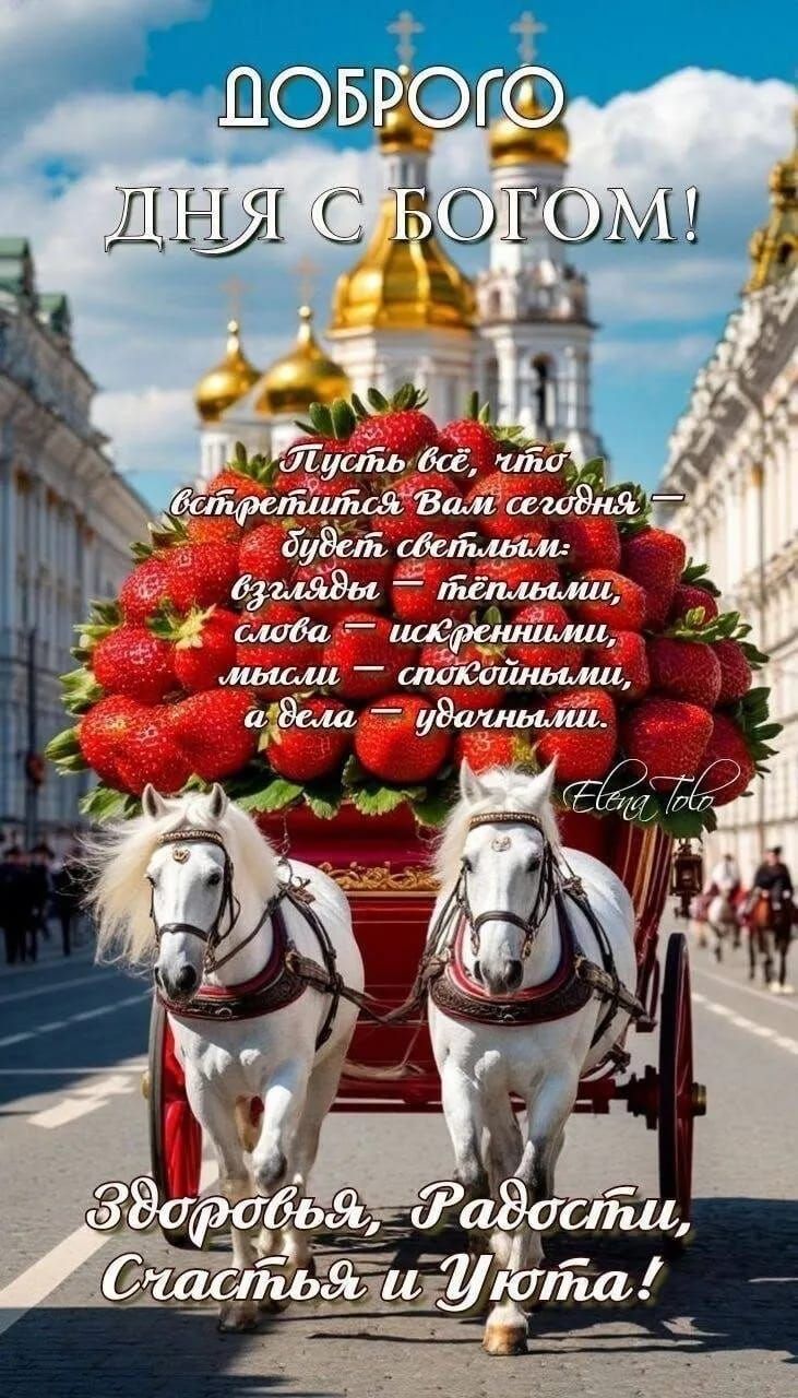 Доброго дня с ботом! Пусть всё, что встретится вам сегодня — будет светлым; взгляды — тёплыми, слова — искренними, мысли — спокойными, дела — удачными. Здоровья, радости, счастья и уюта!