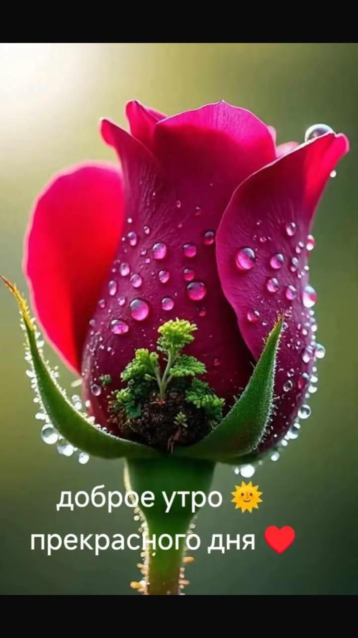доброе утро ☀️ прекрасного дня ❤️
